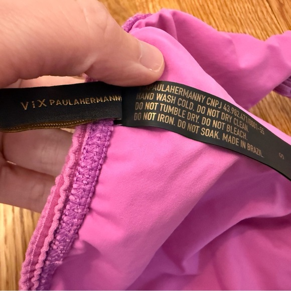 ViX by Paula Hermanny Kayla Fany Low-Rise Full Bikini Bottom size Small - Picture 7 of 11